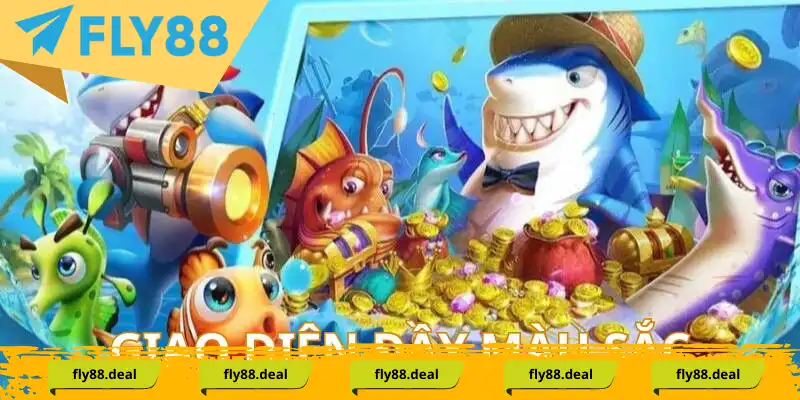 Giao diện game bắn cá trực tuyến đặc sắc